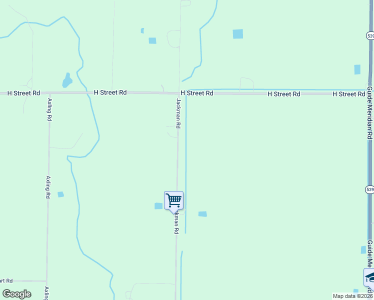 map of restaurants, bars, coffee shops, grocery stores, and more near 9633 Jackman Road in Lynden