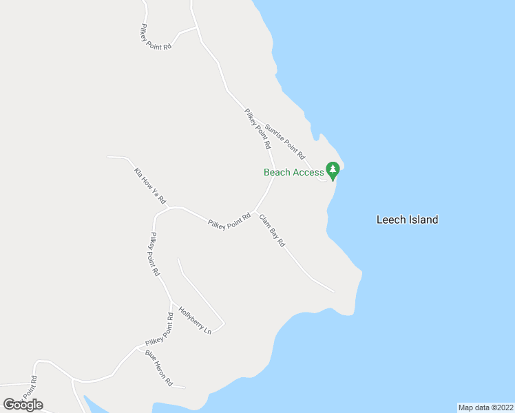 map of restaurants, bars, coffee shops, grocery stores, and more near Pilkey Point Road in Thetis Island