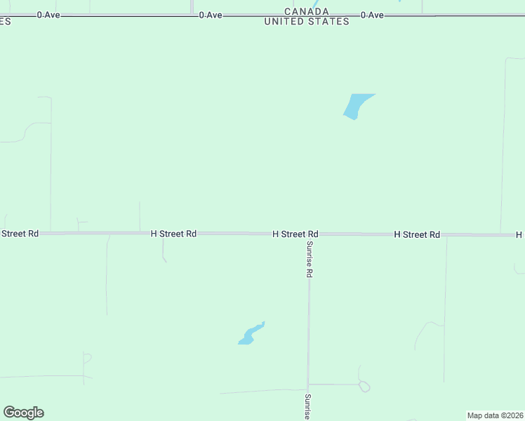 map of restaurants, bars, coffee shops, grocery stores, and more near 2126 H Street Road in Blaine