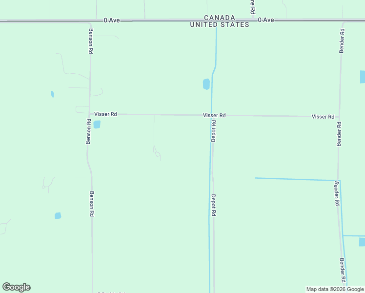 map of restaurants, bars, coffee shops, grocery stores, and more near 603 Visser Road in Lynden