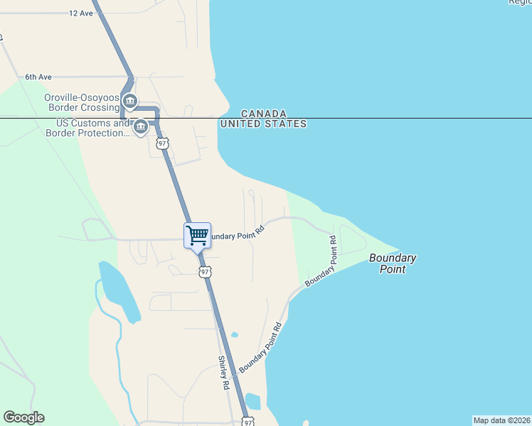 map of restaurants, bars, coffee shops, grocery stores, and more near 70 Boundary Point Road in Oroville