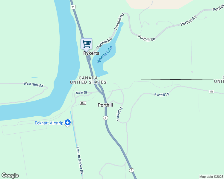 map of restaurants, bars, coffee shops, grocery stores, and more near in Porthill