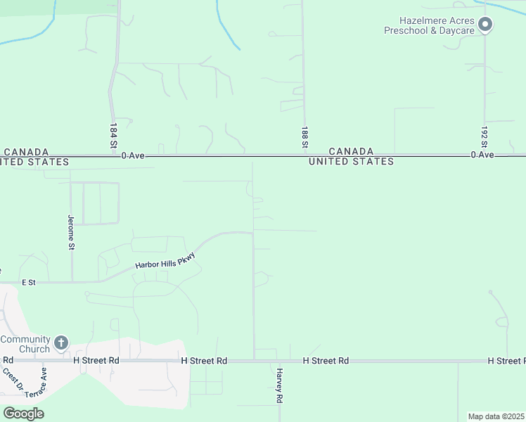 map of restaurants, bars, coffee shops, grocery stores, and more near 9872 Harvey Road in Blaine