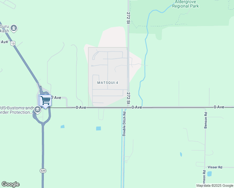 map of restaurants, bars, coffee shops, grocery stores, and more near 27111 0 Avenue in Langley Township