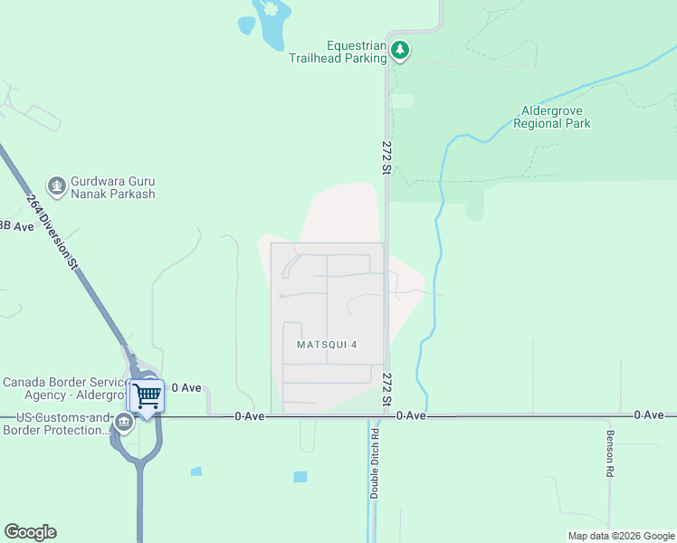 map of restaurants, bars, coffee shops, grocery stores, and more near 262 272 Street in Langley