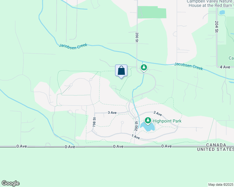 map of restaurants, bars, coffee shops, grocery stores, and more near 19897 3B Avenue in Langley