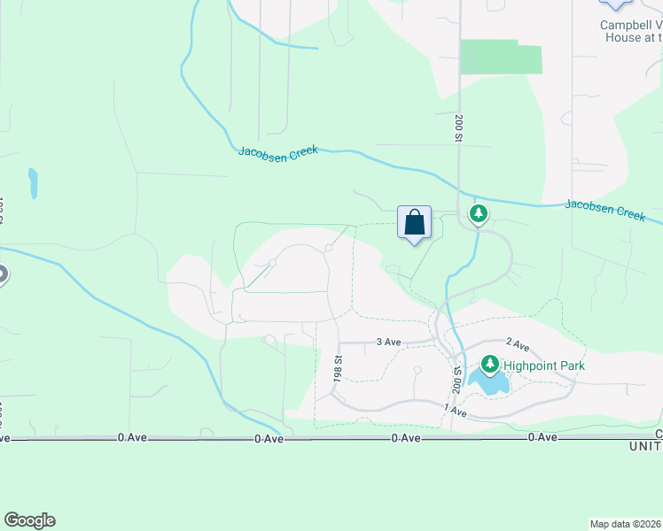 map of restaurants, bars, coffee shops, grocery stores, and more near 354 198 Street in Langley