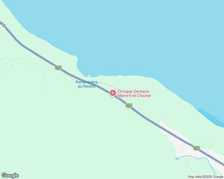 map of restaurants, bars, coffee shops, grocery stores, and more near 21 Rue Bernatchez in Gaspé