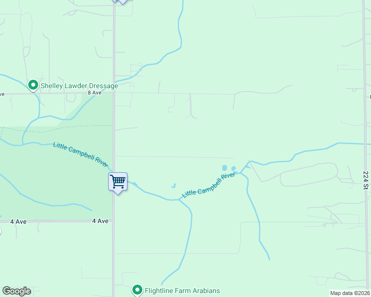map of restaurants, bars, coffee shops, grocery stores, and more near 21842 6 Avenue in Langley Township