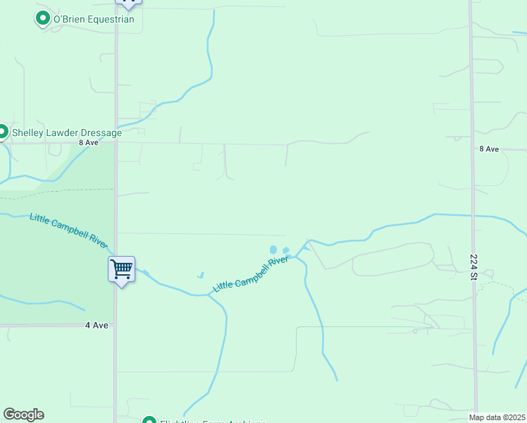 map of restaurants, bars, coffee shops, grocery stores, and more near 21949 6 Avenue in Langley Township