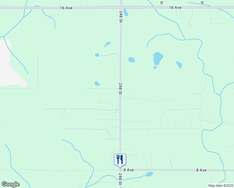 map of restaurants, bars, coffee shops, grocery stores, and more near 1173 248 Street in Langley Township