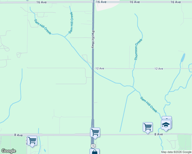 map of restaurants, bars, coffee shops, grocery stores, and more near 1148 176 Street in Surrey