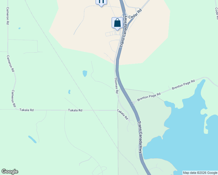 map of restaurants, bars, coffee shops, grocery stores, and more near 5410 Matson Road in Ladysmith