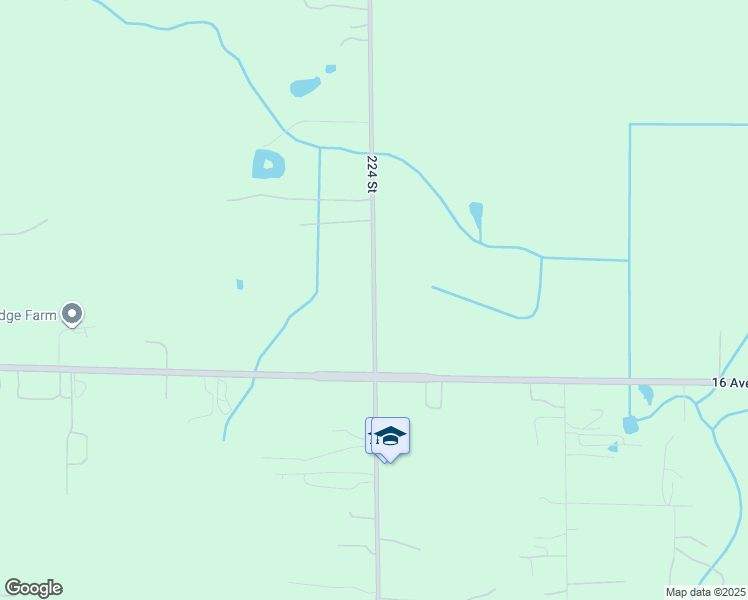 map of restaurants, bars, coffee shops, grocery stores, and more near 1701 224 Street in Langley