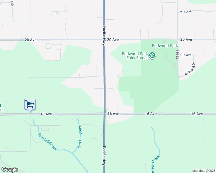 map of restaurants, bars, coffee shops, grocery stores, and more near 1750 176 Street in Surrey