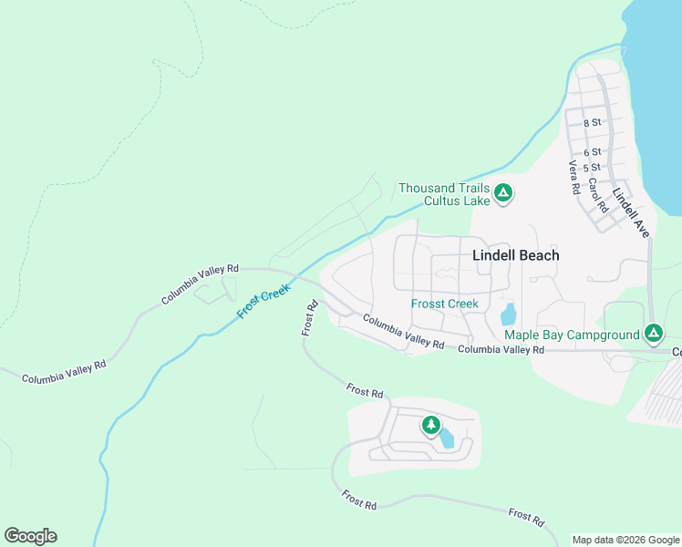 map of restaurants, bars, coffee shops, grocery stores, and more near 43331 Creekside Circle in Lindell Beach