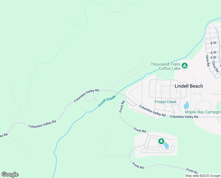 map of restaurants, bars, coffee shops, grocery stores, and more near 1687 Columbia Valley Road in Lindell Beach