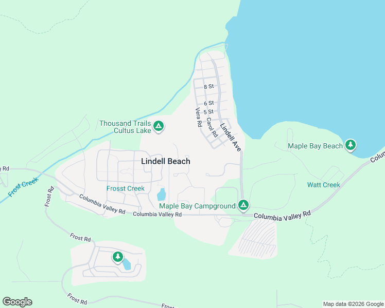 map of restaurants, bars, coffee shops, grocery stores, and more near 1786-1816 Vera Rd in Lindell Beach