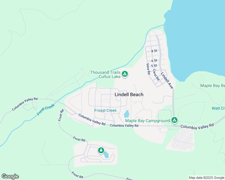 map of restaurants, bars, coffee shops, grocery stores, and more near 43584 Deer Run in Lindell Beach