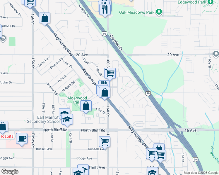 Walk Score Detail Map