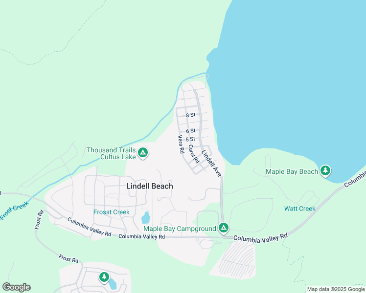 map of restaurants, bars, coffee shops, grocery stores, and more near 1876 Vera Road in Lindell Beach