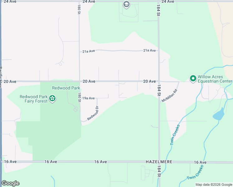 map of restaurants, bars, coffee shops, grocery stores, and more near 1975 182 Street in Surrey