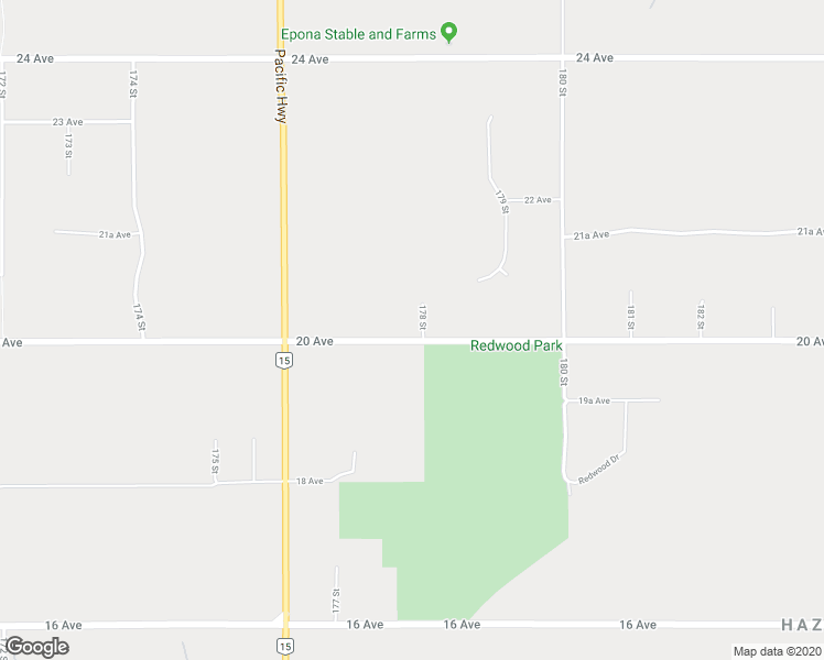 map of restaurants, bars, coffee shops, grocery stores, and more near 17791 20 Avenue in Surrey