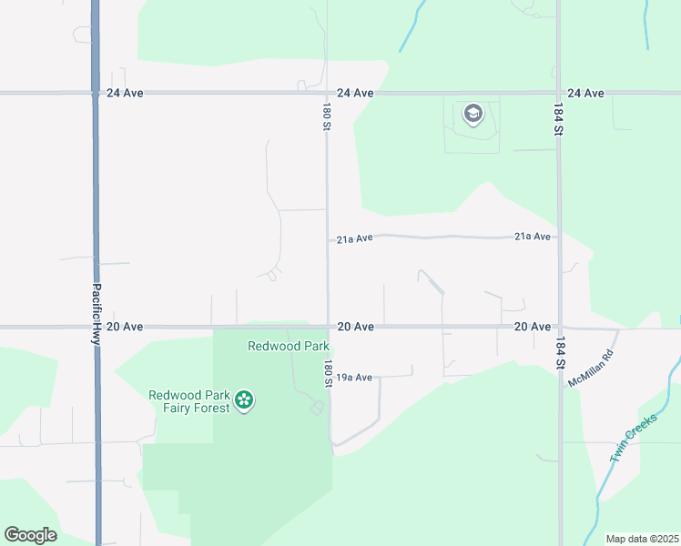 map of restaurants, bars, coffee shops, grocery stores, and more near 2088 180 Street in Surrey