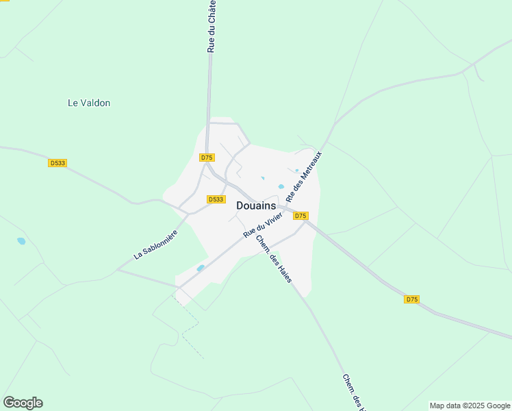 map of restaurants, bars, coffee shops, grocery stores, and more near in Douains