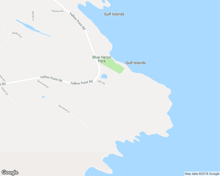 map of restaurants, bars, coffee shops, grocery stores, and more near Hills Road in Ladysmith