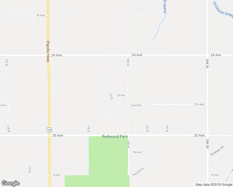 map of restaurants, bars, coffee shops, grocery stores, and more near 17957 22 Avenue in Surrey