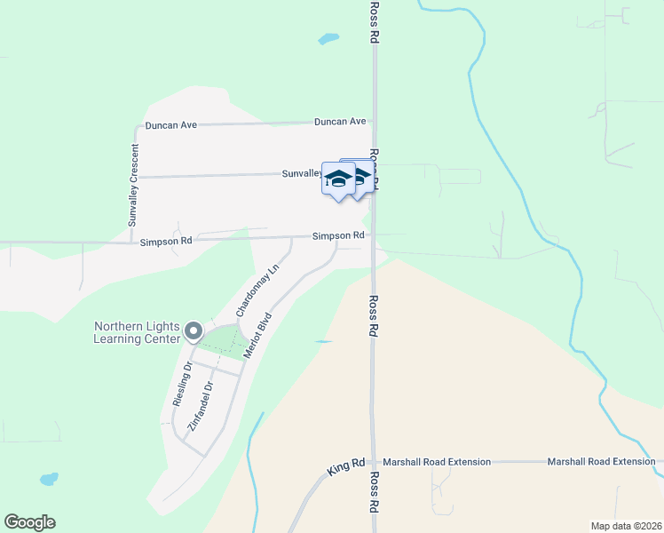 map of restaurants, bars, coffee shops, grocery stores, and more near 2378 Merlot Boulevard in Abbotsford