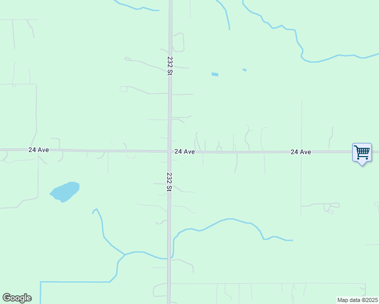 map of restaurants, bars, coffee shops, grocery stores, and more near 23256 24 Avenue in Langley Township