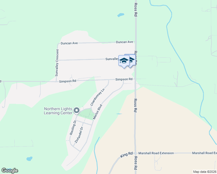 map of restaurants, bars, coffee shops, grocery stores, and more near 2374 Chardonnay Lane in Abbotsford