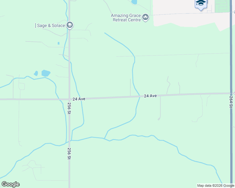 map of restaurants, bars, coffee shops, grocery stores, and more near 25839 24 Avenue in Langley Township