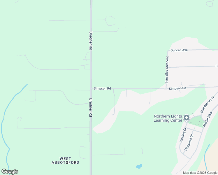 map of restaurants, bars, coffee shops, grocery stores, and more near 28863 Simpson Road in Abbotsford