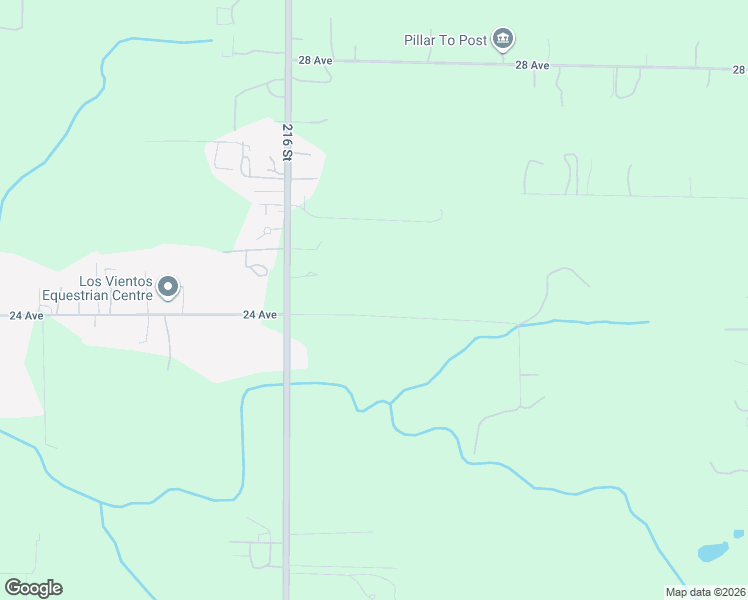 map of restaurants, bars, coffee shops, grocery stores, and more near 21723 24 Avenue in Langley Township