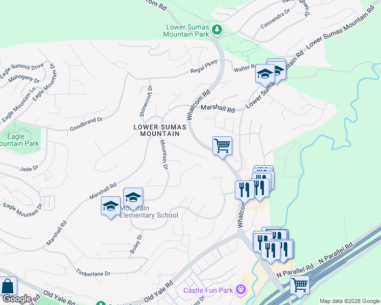 map of restaurants, bars, coffee shops, grocery stores, and more near 35977 Sundew Place in Abbotsford