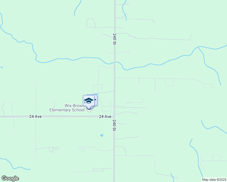 map of restaurants, bars, coffee shops, grocery stores, and more near 2535 240 Street in Langley Township