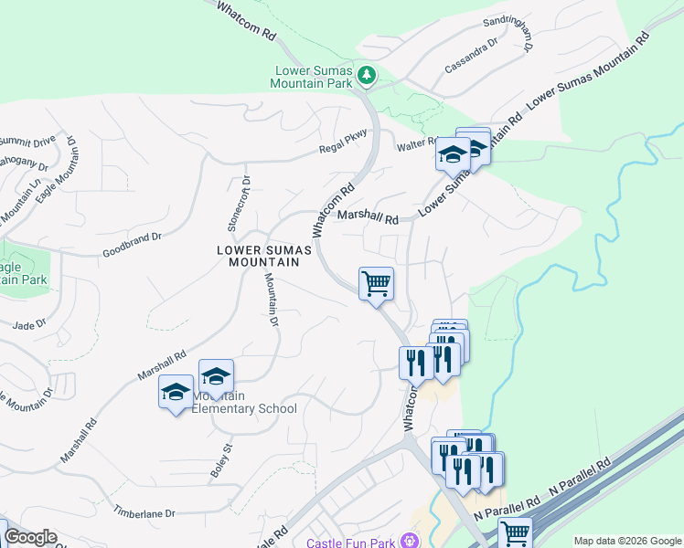 map of restaurants, bars, coffee shops, grocery stores, and more near 35977 Sundew Place in Abbotsford