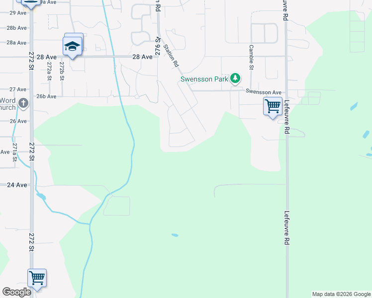 map of restaurants, bars, coffee shops, grocery stores, and more near 27678 Railcar Crescent in Abbotsford