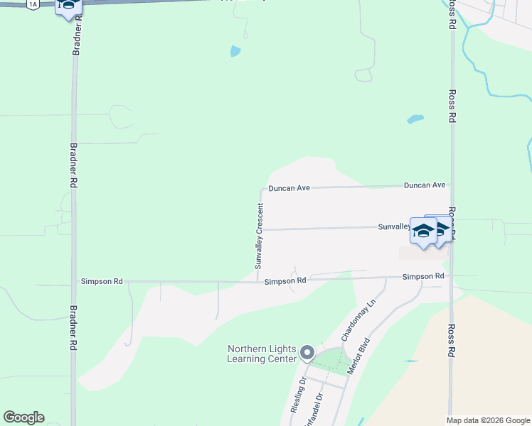 map of restaurants, bars, coffee shops, grocery stores, and more near 2548 Sunvalley Crescent in Abbotsford
