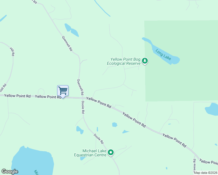 map of restaurants, bars, coffee shops, grocery stores, and more near 13676 Long Lake Road in Ladysmith