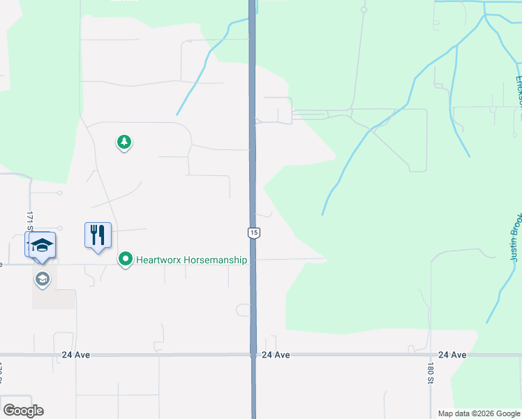 map of restaurants, bars, coffee shops, grocery stores, and more near 2722 176 Street in Surrey