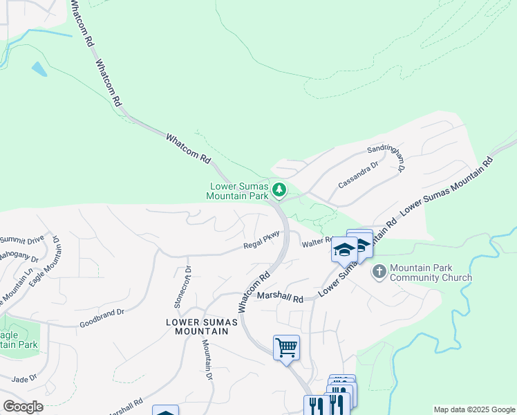 map of restaurants, bars, coffee shops, grocery stores, and more near 36047 Empress Drive in Abbotsford