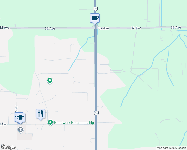 map of restaurants, bars, coffee shops, grocery stores, and more near 2909 176 Street in Surrey