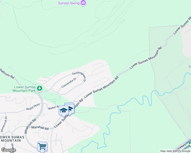 map of restaurants, bars, coffee shops, grocery stores, and more near 36420 Epworth Court in Abbotsford