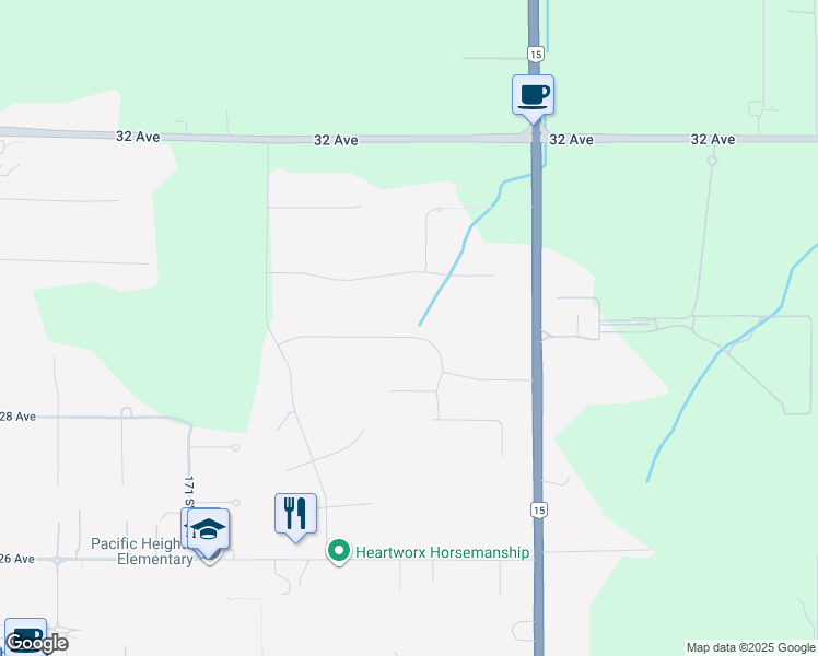 map of restaurants, bars, coffee shops, grocery stores, and more near 17411 29 Avenue in Surrey