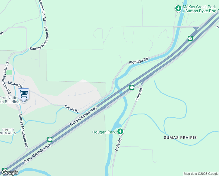 map of restaurants, bars, coffee shops, grocery stores, and more near 3051 Eldridge Road in Abbotsford
