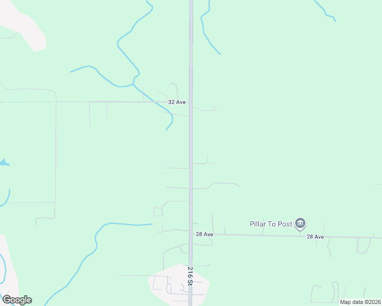 map of restaurants, bars, coffee shops, grocery stores, and more near 216 Street in Langley Township